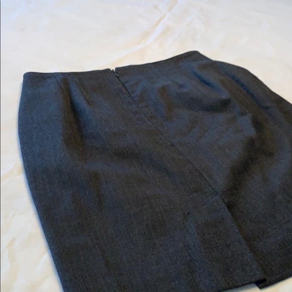 Talbots gray career suit skirt 12P - Picture 3 of 3